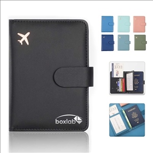 RFID Premium Leather Passport Holder